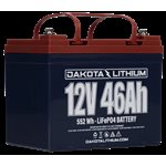 Batterie Dakota Lithium 12v 46aH Décharge Profonde